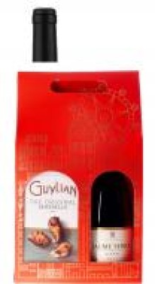 Вино Jaume Serra біле Брют + Шоколадні цукерки "Морські Мушлі" 125 г Guylia 0,75 л