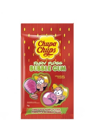 Жувальна гумка Fairy Floss Strawberry, Chupa Chups, 11г