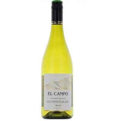 Вино Чилі Ель Кампо Совіньйон 12.5%, Біле, Сухе, 0.75 л [3263280104067]