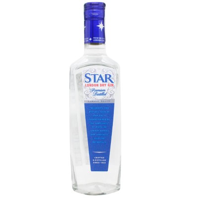 Джин Star London Dry Gin 0,7 л