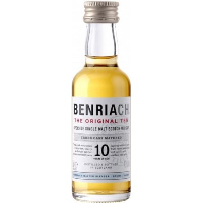 Віскі Benriach / Бенріах, 10 років, 43%, 0.05 л [5060399680905]