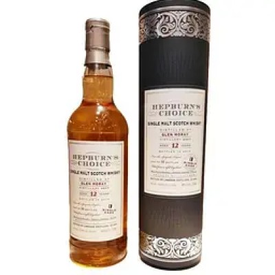 Віскі Glen Moray 12 Years Old - Hepburn's Choice 46% 0.7 л в тубусі