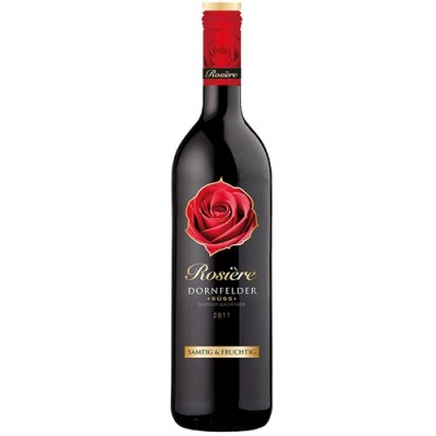 Вино Німеччини Rosiere Дорнфельдер, 9%, Червоне, Солодке, 0.75 л [4049366000404]