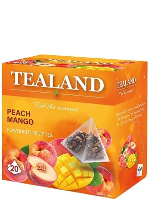 Чай фруктовий Exotic Mango-Peach, Tealand, 20п. x 2г