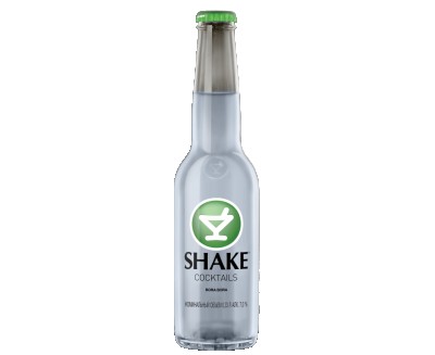 Упаковка слабоалкогольного напою SHAKE Bora Bora 7% 0.33 л х 24 пляшки