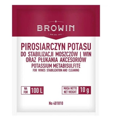 Метабісульфіт калію Browin 10 г на 50 л