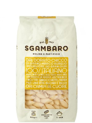 Макаронні вироби Ньоккі Сарді / Gnocchetti Sardi, Sgambaro, 500г