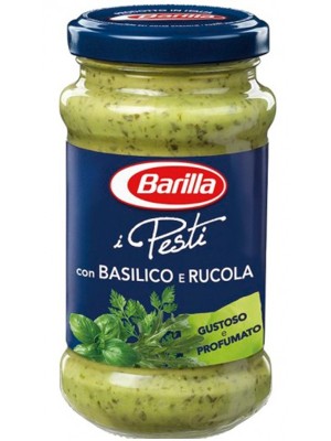 Соус песто з базиліком і руколою, Barilla, 190г