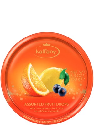 Льодяники зі смаком фруктового асорті, Kalfany, 150г