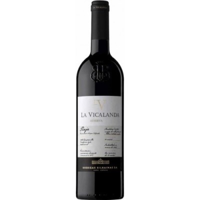 Вино Іспанії La Vicalanda Reserva 2011, DOC Rioja, 14%, Червоне, Сухе, 0.75 л [8411543111719]