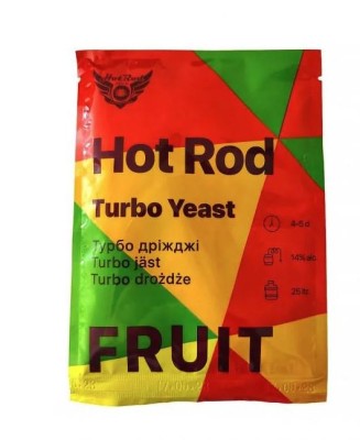 Дріжджі турбо Hot Rod Fruit на 25 л 60 г
