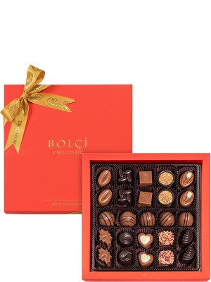 Цукерки асорті шоколадних праліне "Miracle Red", Bolci, 308г