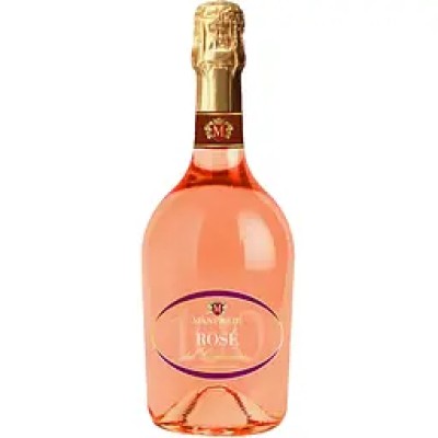 Вино ігристе Manfredi Rose Moscato Spumante рожеве солодке 0.75 л