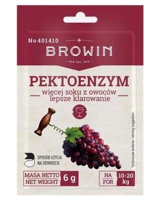 Пектоензим сушений пектофермент Browin 6 г на 10-20 кг