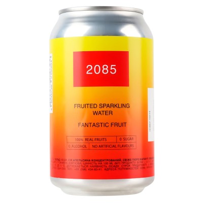 Газований напій 2085-FSW FANTASTIC FRUIT 0,33 л