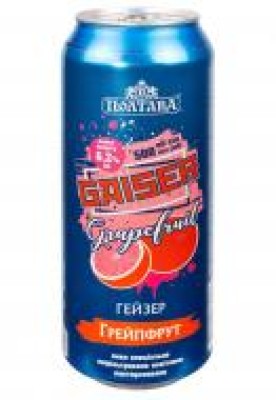 Пиво Полтавпиво GAISER Grapefruit спеціальне нефільтроване 0,5 л