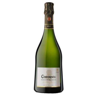 Вино ігристе Іспанії Codorniu Селексіон Равентос Брют, 11.5%, Біле, Сухе, 0.75 л [8410013990571]