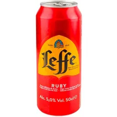 Пиво Leffe Ruby світле 5% 0.5 л з/б