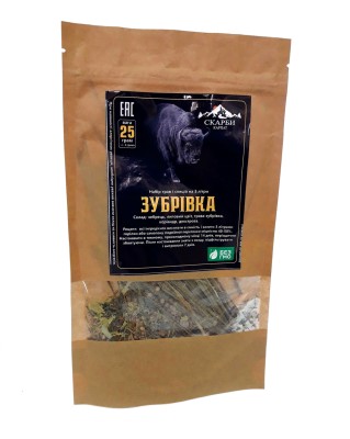 Набір Зубрівка 3 л та наклейка на пляшку 5 шт.