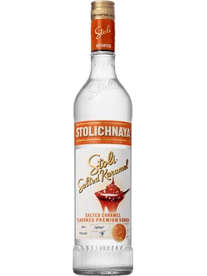 Горілка Столична, Солона карамель / Stolichnaya, Salted Karamel, 37.5%, 0.75л