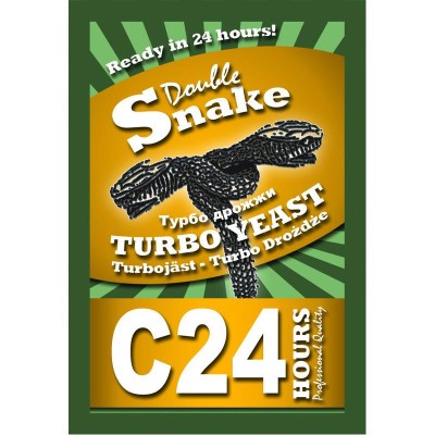 Спиртові турбо дріжджі Double Snake C24 175 г