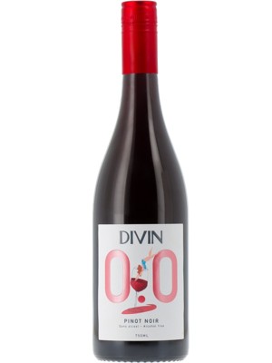 Безалкогольне вино Дівін, Піно Нуар / Divin, Pinot Noir, червоне 0.75л