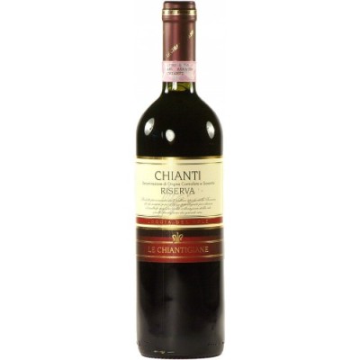 Вино Італії Le Сhiantigiane Chianti Riserva DOCG, Червоне, Сухе, 0.75 л [8016608003406]