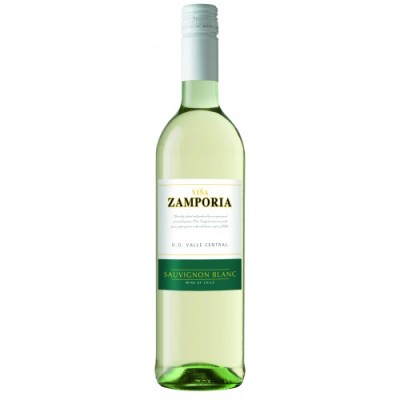 Вино Чилі Vina Zamporia Sauvignon Blanc, Valle Central DO, 12.5%, Біле, Сухе, 0.75 л [4006542021264]