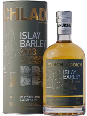 Віскі Айла Барли, Брукладді / Islay Barley, Bruichladdich, 2013 рік, 50%, 0.7л, в тубусі