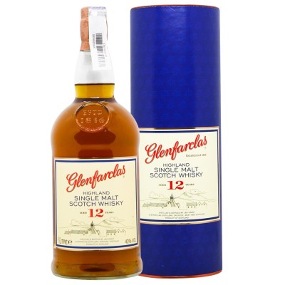 Віскі односолодовий Glenfarclas 12 Y.О (gift box) 1 л