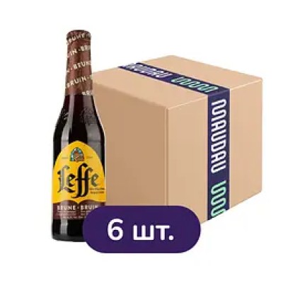 Пиво Leffe Brune темне 6.5% 1.98 л