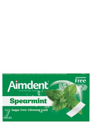 Жувальна гумка Аймдент, М'ята / Aimdent, Spearmint, 7 пластинок, 14.5г