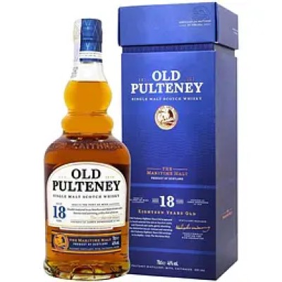 Віскі Old Pulteney 18 yo 46% 0.7 л у подарунковій коробці