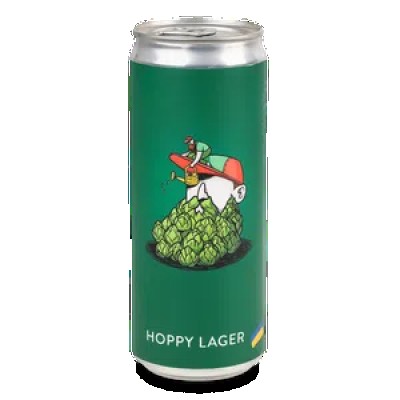 Пиво Varvar Hoppy lager світле нефільтроване з/б