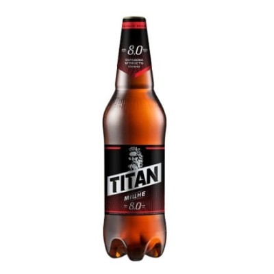 Пивo 1 л Чepнігівськe міцне TITAN ПЕТ