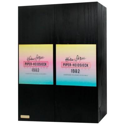 Ігристе брют біле набір Piper-Heidsieck Sauvage 1982 + Hors-Serie 1982 (gift box) 0,75 л