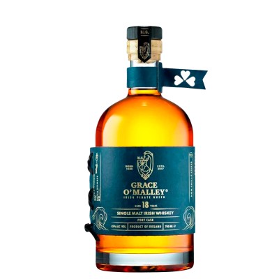 Віскі односолодовий Grace O'Malley 18 Y.O Single Malt Port Cask (wooden box) 0,7 л