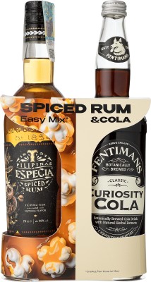 Набір ром Tanduay Asian Spiced Rum 0.7 л 40% + напій газований Fentimans Curiosity Cola 0.75 л
