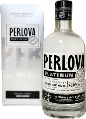 Горілка Perlova Особлива Платинова 0.7 л 40% у подарунковій упаковці