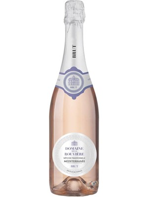 Ігристе вино Демейн де ла Рув'є, Медітерані / Domaine de la Rouviere, Mediterranee, рожеве брют 0.75л