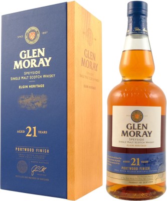 Віскі Glen Moray Elgin Heritage Portwood Finish 21 рік витримки 0.7 л 46.3% у подарунковій упаковці