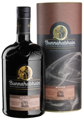 Віскі Bunnahabhain Moine Односолодовий 5-8 років витримки 0.7 л 46.3% у подарунковій коробці