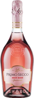 Вино ігристе Shabo Primo Secco рожеве брют 0.75 л 12.6%