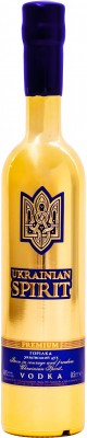 Горілка Ukrainian Spirit Luxury 0.5 л 40% у золотому оформленні