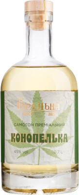 Самогон преміальний Біла Гуральня КОНОПЕЛЬКА 0.7 л 45%
