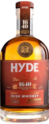 Віскі Hyde №8 1640 Stout Cask Finished Blend Irish Whiskey 0.7 л 43%