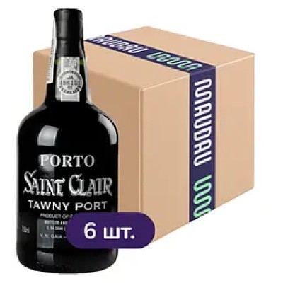 Упаковка портвейну Saint Clair Porto Tawny DO 19% 4.5 л
