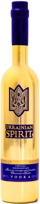 Горілка Ukrainian Spirit Luxury 0.7 л 40% у золотому оформленні