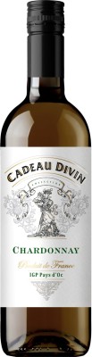Вино Cadeau Divine Chardonnay IGP Pays d'Oc біле сухе 0.75 л