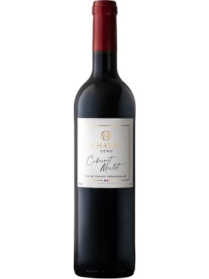 Безалкогольне вино Шавін Зеро, Каберне-Мерло / Chavin Zero, Cabernet-Merlot, Domaines Pierre Chavin, червоне 0.75л